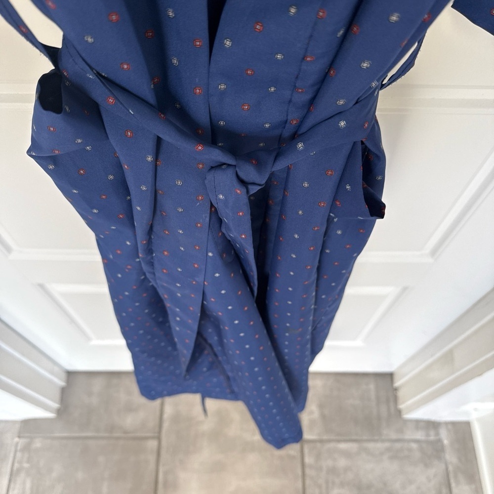 Christian Dior Monsieur Blue Patterned Robe - Picture 5 of 6